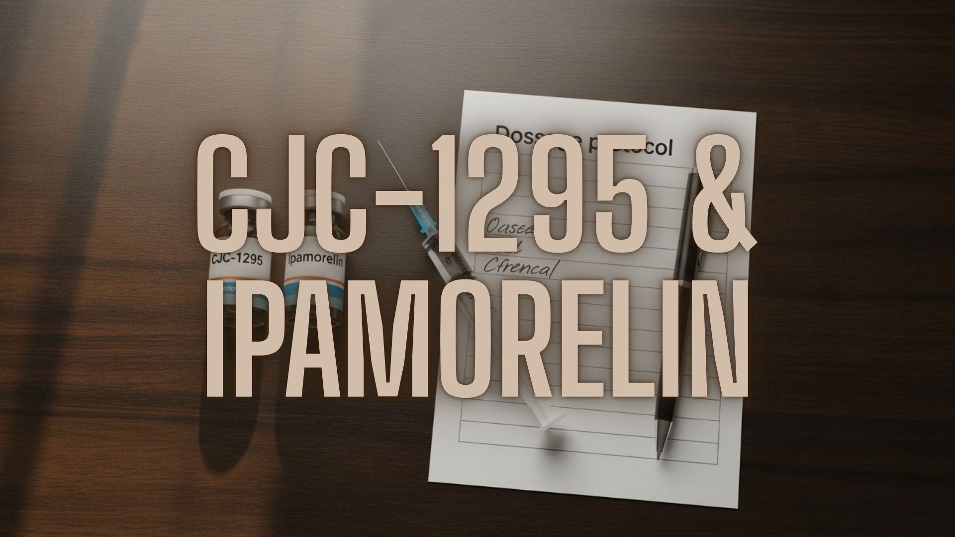 cjc 1295 ipamorelin peptide stack overview diagram