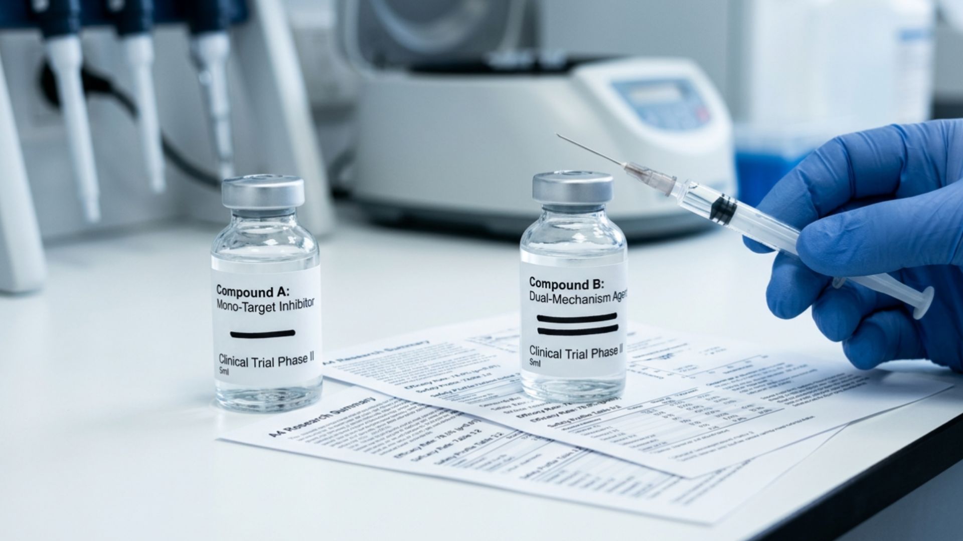 Tirzepatide vs Semaglutide research comparison chart